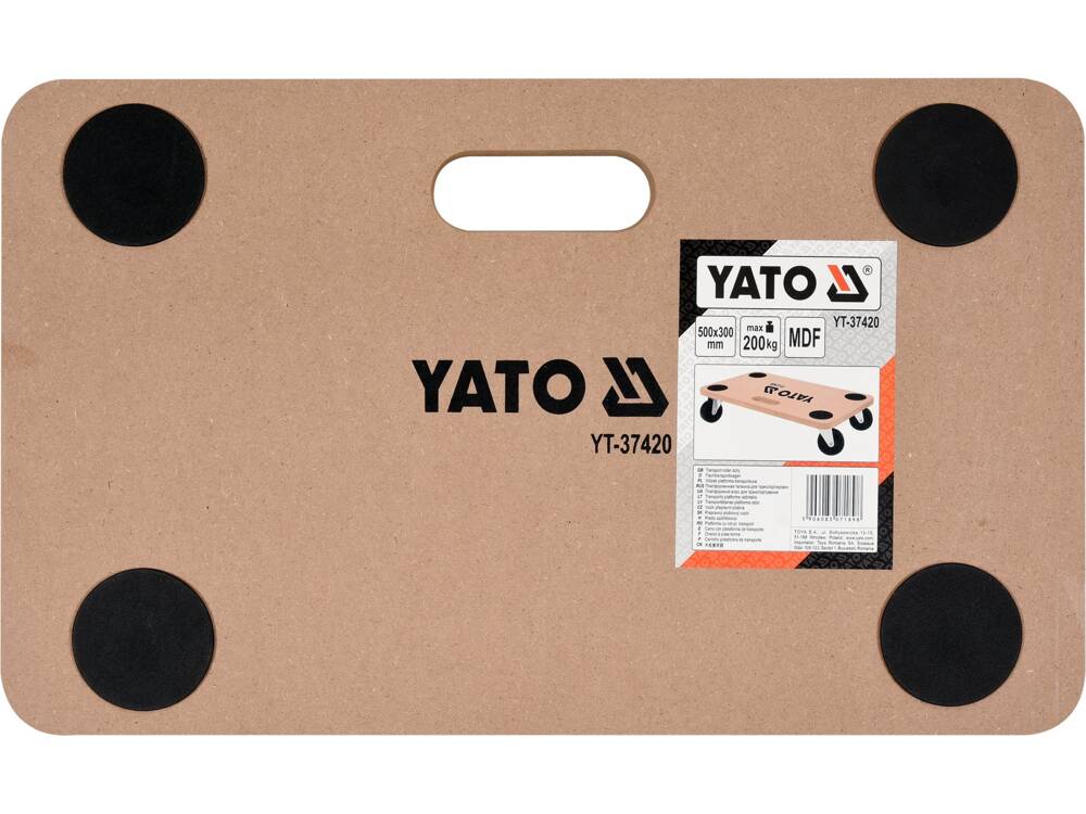 PLATFORMA TRASPORT CU YATO YT-37420 ROTILE 500X300MM