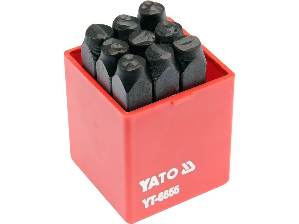 POANSOANE CIFRE 0-9, YATO YT-6855 9 BUC, 8MM