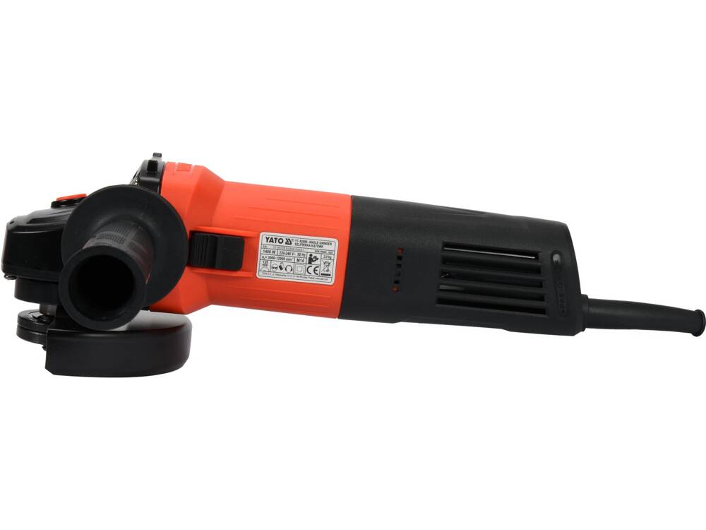 125MM-ES SAROKCSISZOLÓ, YATO YT-82098 1400W, ÁLLÍTHATÓ SEBESSÉG 3000-12000RPM