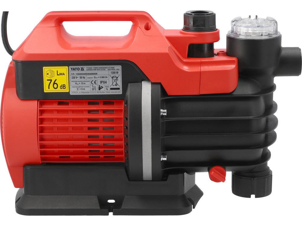 POMPA DE GRADINA YATO YT-85364 CU FILTRU 1300W