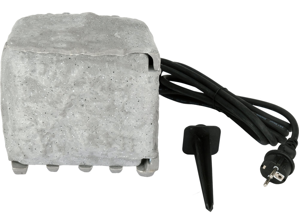 Priza de gradina imitatie piatra YATO YT-81271, IP44, 4 x 230 V mod auto/manual - imagine 6
