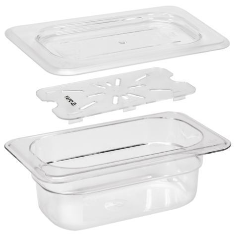 RECIPIENT DIN POLICARBONAT, YATO YG-00413 GN1/3, 200MM