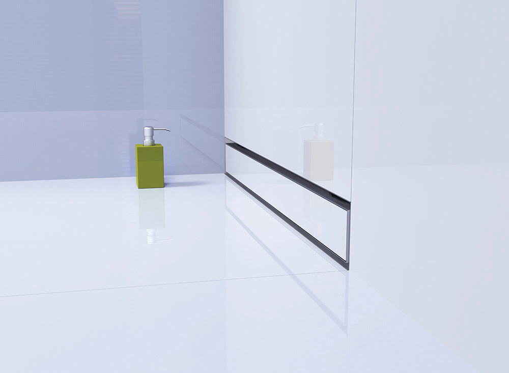 RIGOLA DUS DE FALA 75355 PERETE BRICK, 80CM, WET&DRY