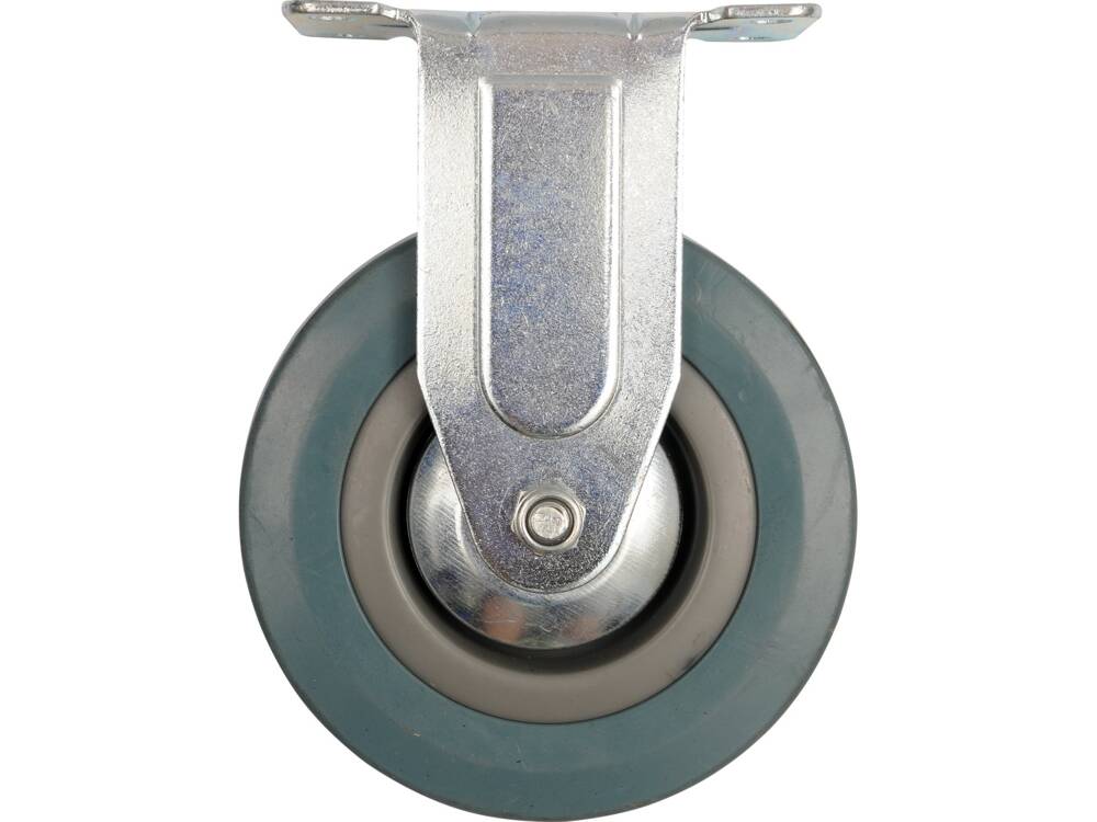 FIX KERÉK VOREL 87353 SZÜRKE GUMIVAL, 100 MM