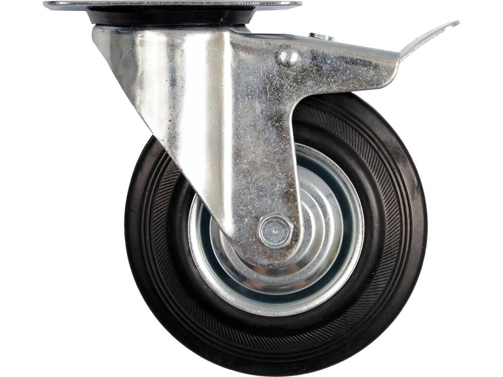 FORGÓKERÉK FÉKKEL 87323 125/37,5/50MM