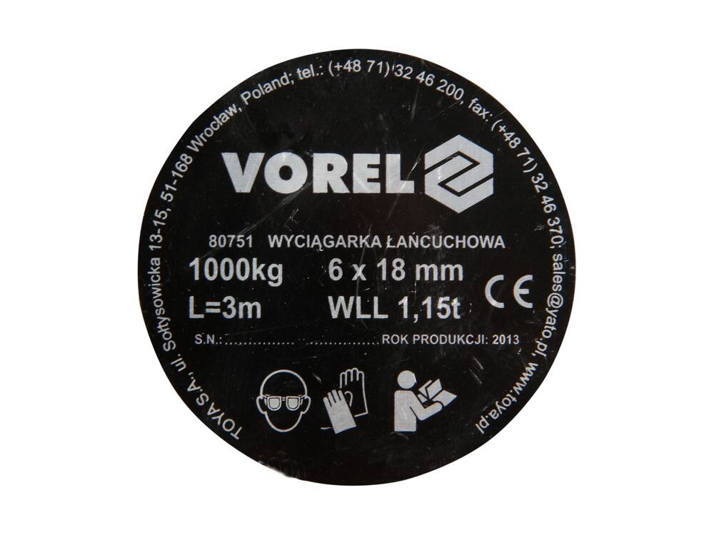 VOREL CSIGA 80751 1000KG