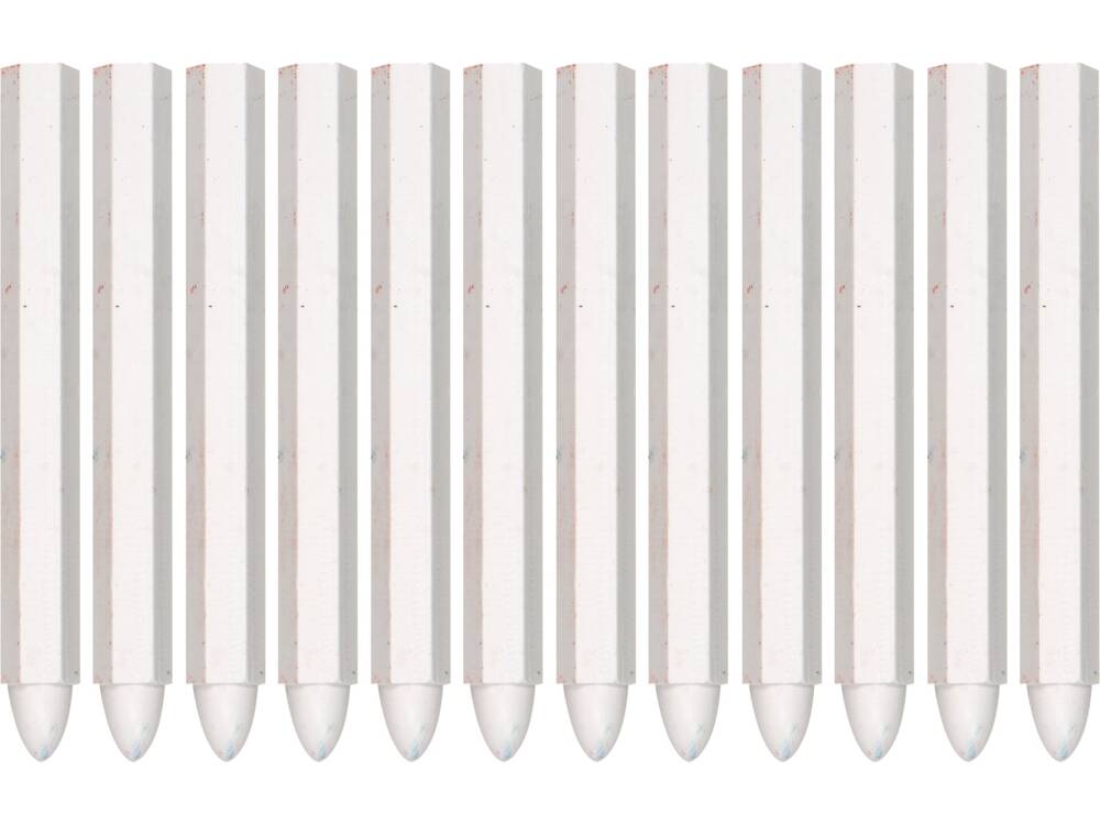 12 darabos YATO YT-69931 zsírkréta ceruza készlet, fehér