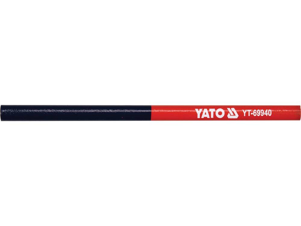 12 darabos YATO YT-69940 műszaki ceruza készlet, dupla fejjel, 2 színben