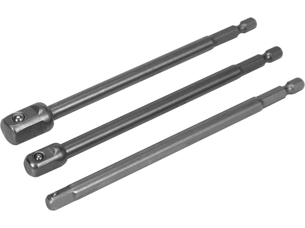 3 db YATO YT-04628 HATSZÖGŰ ADAPTER KÉSZLET 1/4, 3/8, 1/2