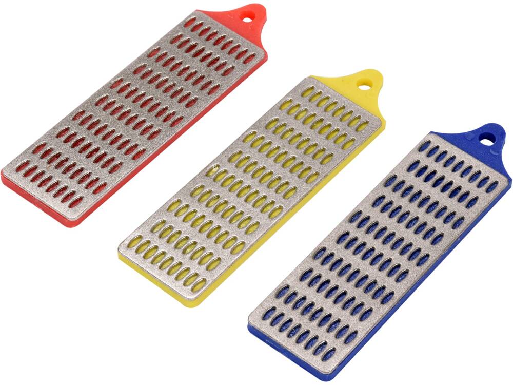 3 db-os VOREL 26140 gyémánt csiszolókő készlet 75x25 mm