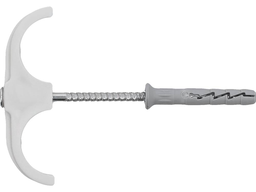 4 db-os VOREL 54876 dupla horogkészlet tiplikkel, 15-28 mm-es csövekhez