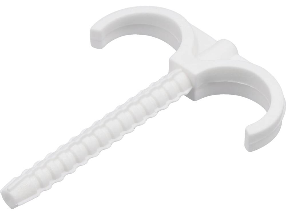 4 db-os VOREL 54871 dupla horogkészlet, gyorsrögzítéssel, 15-28 mm-es csövekhez