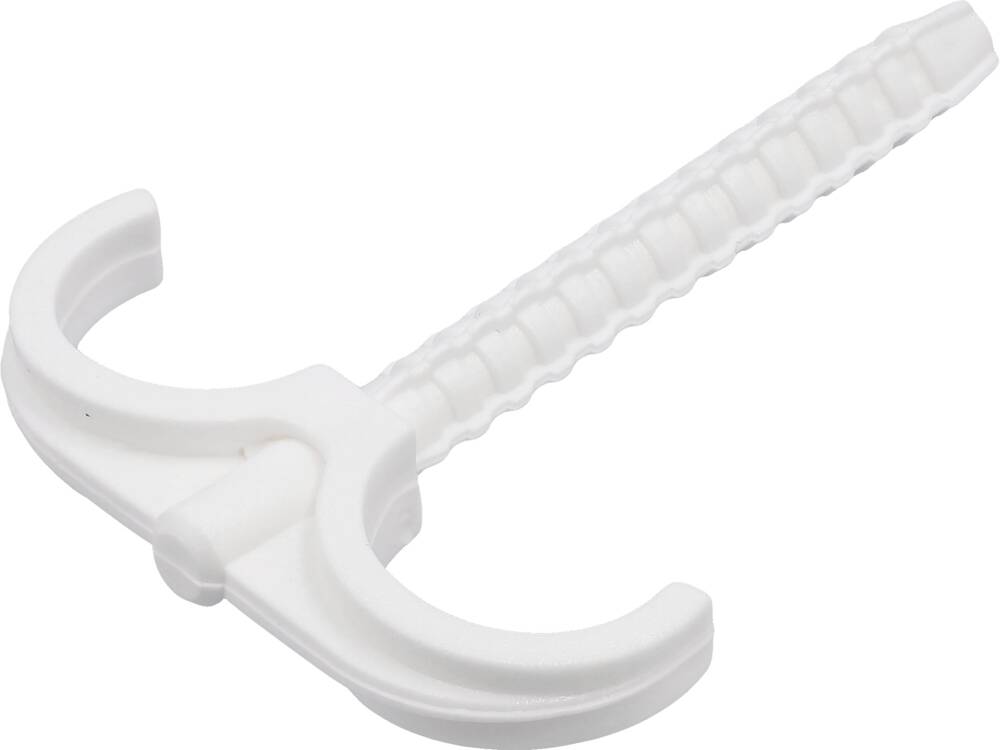 4 db-os VOREL 54871 dupla horogkészlet, gyorsrögzítéssel, 15-28 mm-es csövekhez