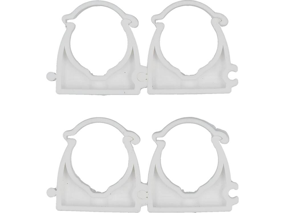 4 db-os VOREL 54834 ZÁRHATÓ CSŐTARTÓ BILINCS KÉSZLET, 25 MM