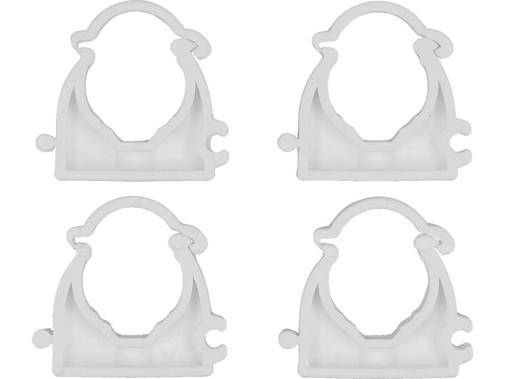 4 db-os VOREL 54832 zárható bilincskészlet PVC, PE, PE-X, PP, PB csőtartóhoz, 20 mm