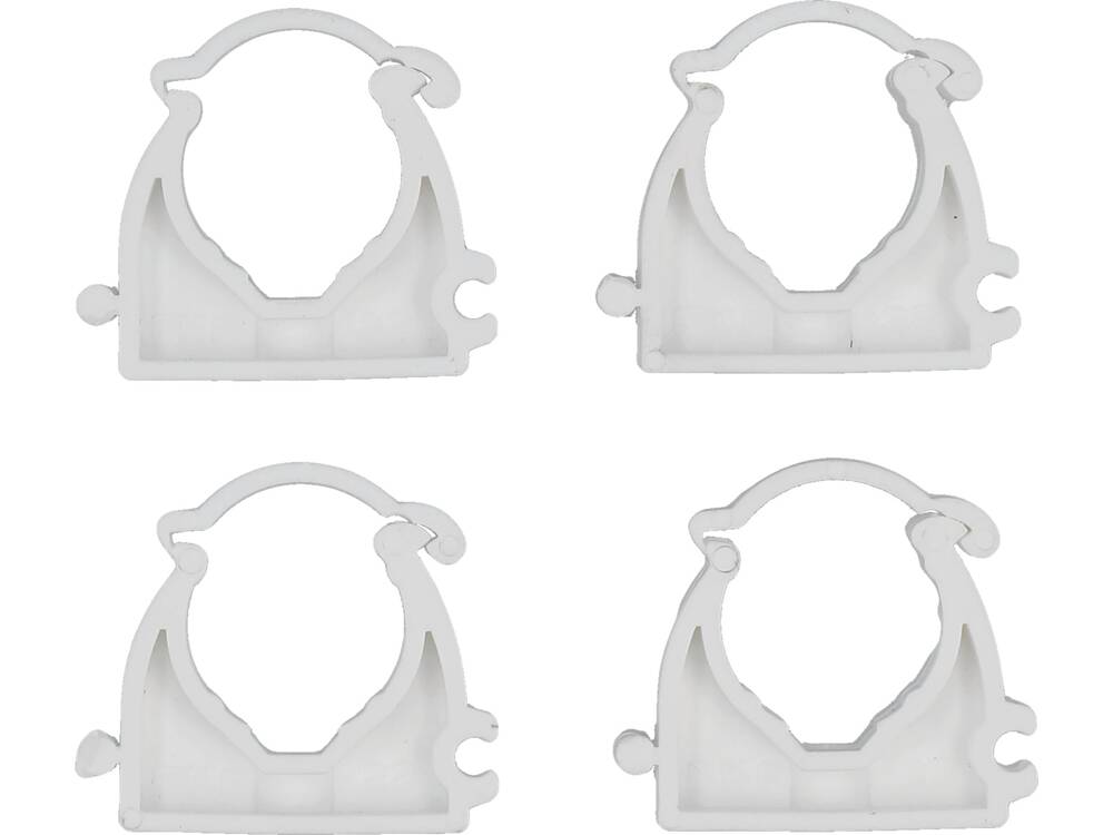 4 db-os VOREL 54833 zárható bilincskészlet PVC, PE, PE-X, PP, PB csőtartóhoz, 22 mm