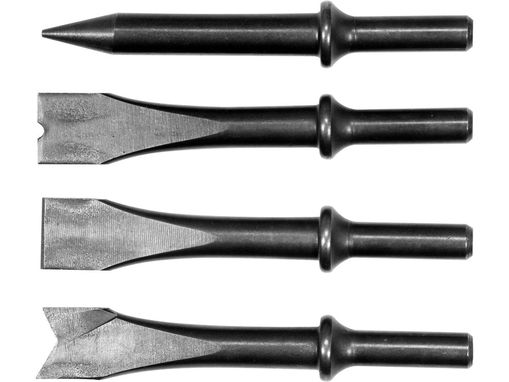 4 db-os vésőkészlet YATO YT-09901 pneumatikus kalapácshoz