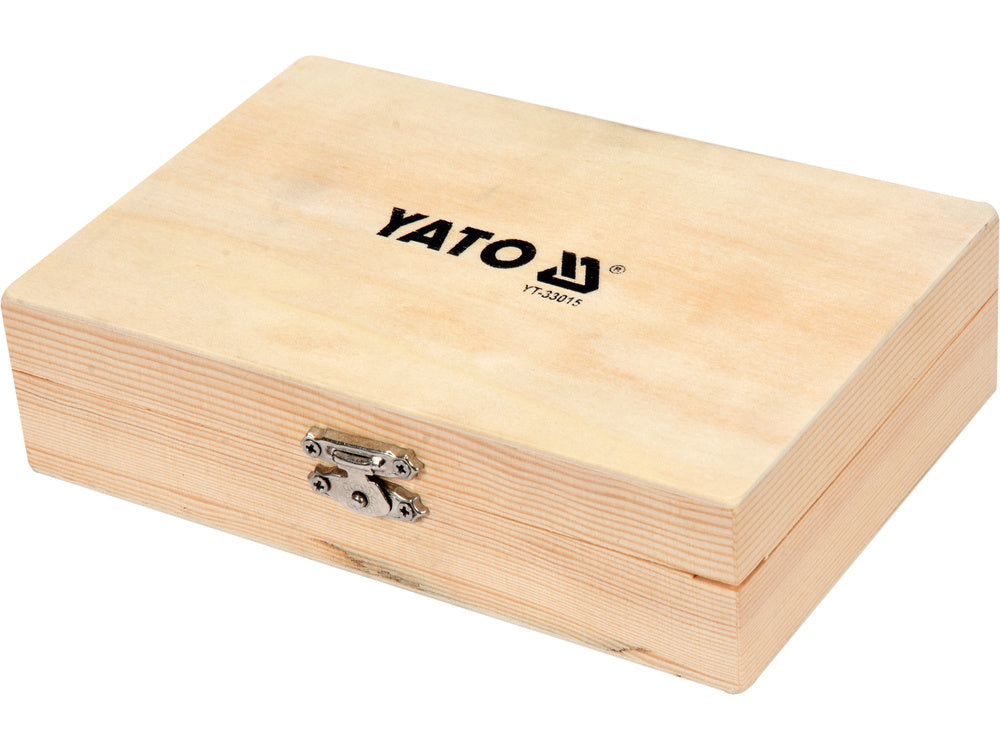 5 db-os YATO YT-33015 favágó készlet 15, 20, 26, 30, 35 mm