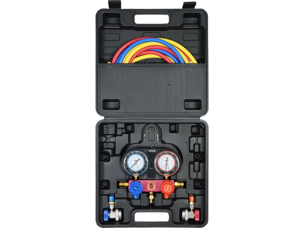SET 6 PIESE YATO YT-72990 PENTRU INTRETINEREA SISTEMELOR DE AER CONDTIONAT, R-134A