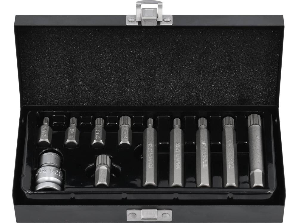 YATO YT-0415 SPLINE BITKÉSZLET (CSILLAG) 11 DARABOS