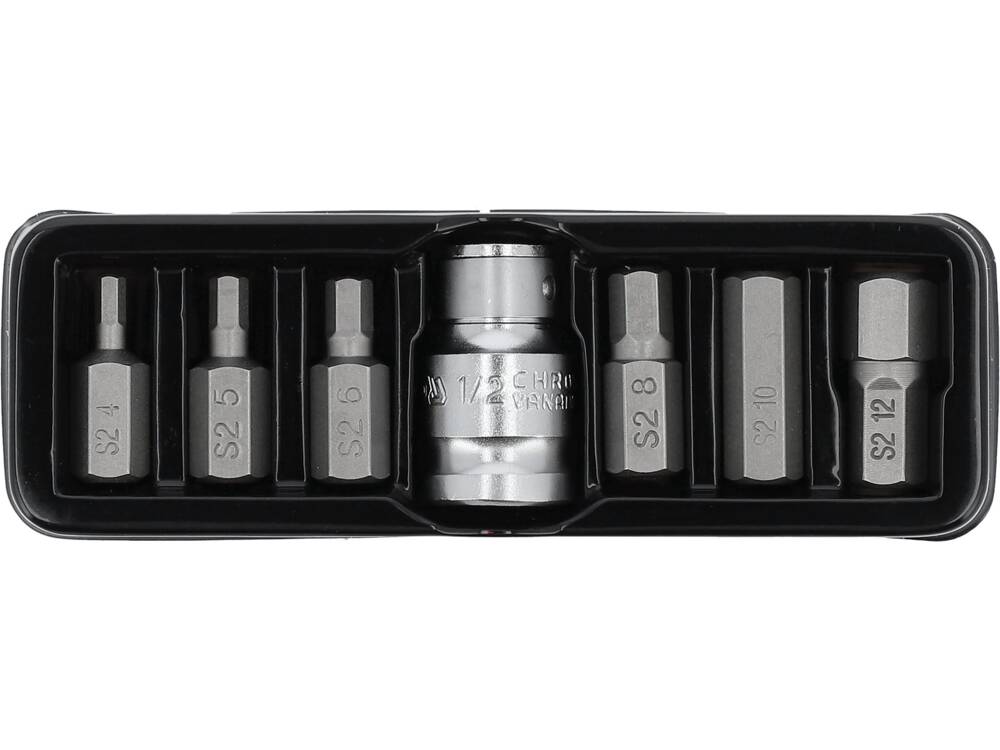 YATO YT-0412 (CSILLAG) 7 RÉSZES BORÍTÓFEJ KÉSZLET