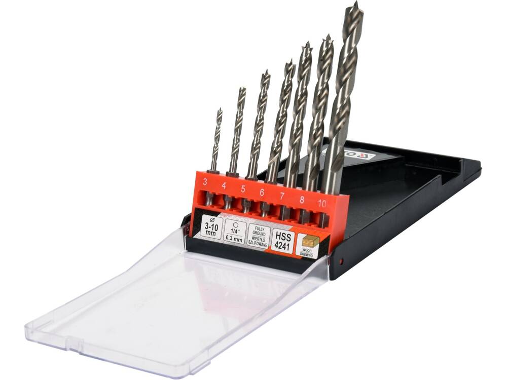 YATO YT-33873 FA FÚRÓKÉSZLET HATSZÖGŰ TARTÓVAL, 3-10MM