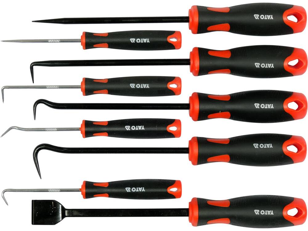 HOROGKÉSZLET ÉS YATO YT-08426 TÖMÍTÉSKIHÚZÓ, 9 DARABOS