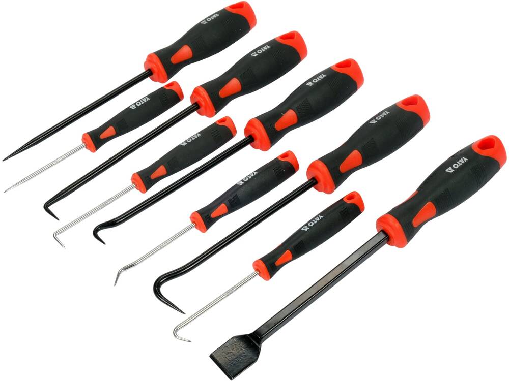 HOROGKÉSZLET ÉS YATO YT-08426 TÖMÍTÉSKIHÚZÓ, 9 DARABOS