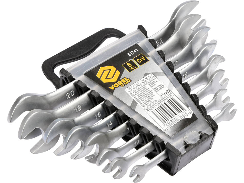 SET CHEI FIXE VOREL 51741 SATINATE 8 BUC, 6-22MM