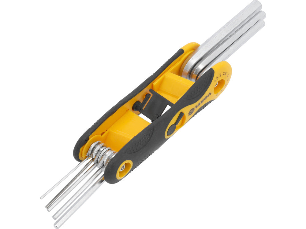 SET CHEI HEXAGONALE VOREL 56506 8 BUC,1.5-8MM,CR-V