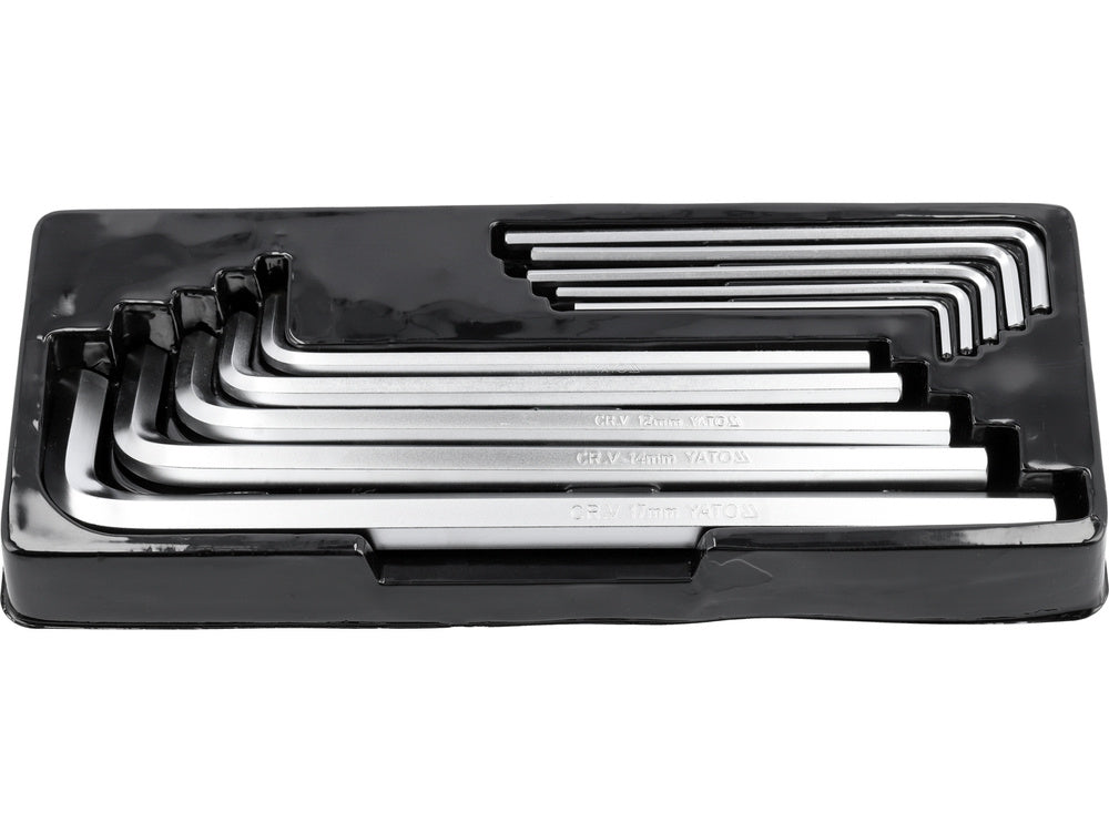 YATO YT-0519 imbuszkulcs készlet 10 darabos 3-17 mm CR-V