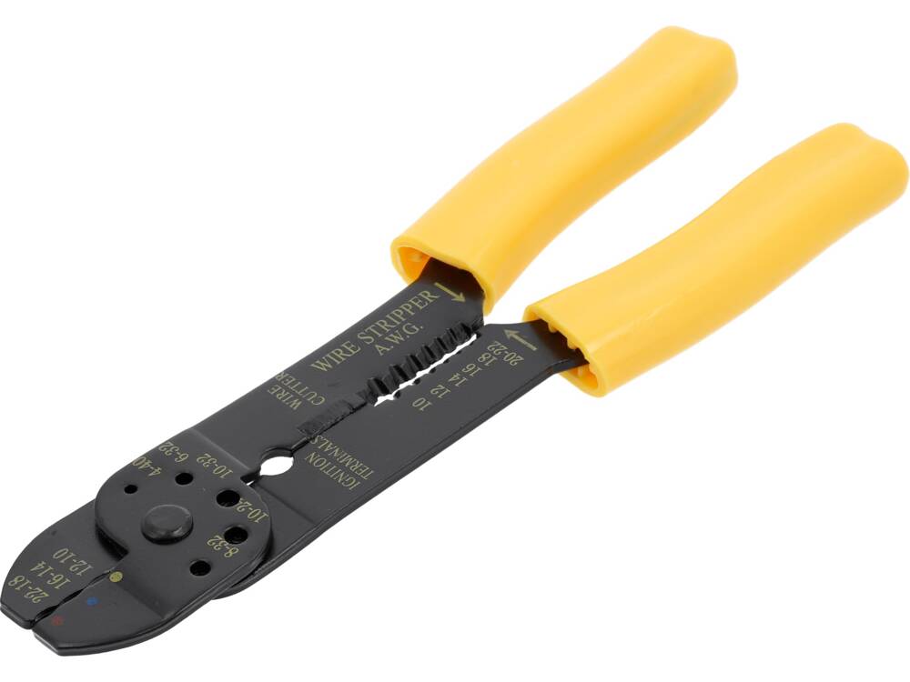 Krimpelőfogó készlet, név nélküli 45050 + fogók, 100 darab