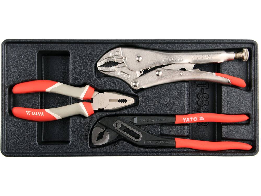 FOGÓKÉSZLET YATO YT-55463 SZERSZÁMSZEKRÉNYHEZ - 3 DB