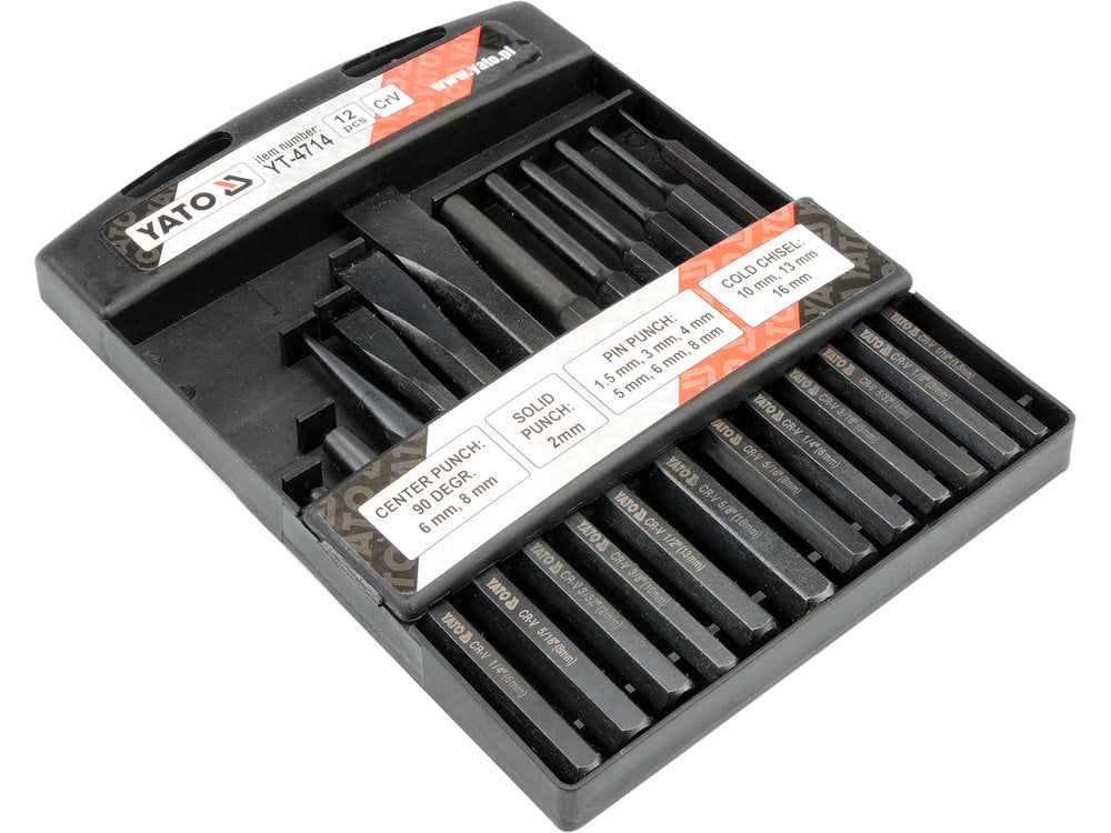 SET DALTI DE YATO YT-4714 IMPACT 12 BUC