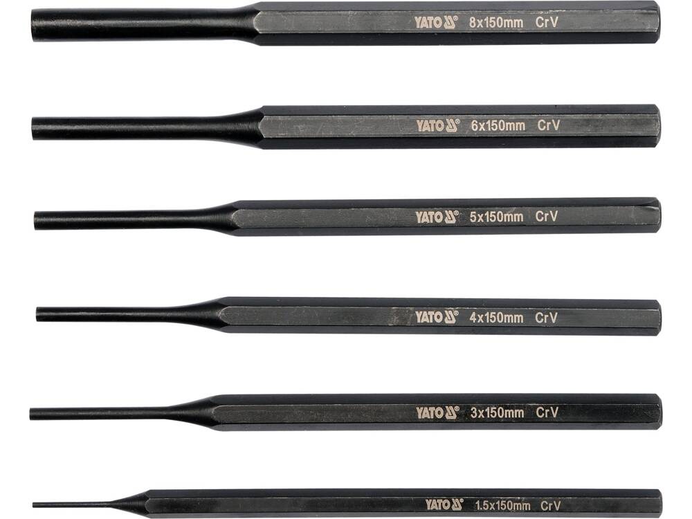 150 MM-ES FÚRÓKÉSZLET, YATO YT-47121 6 DARABOS