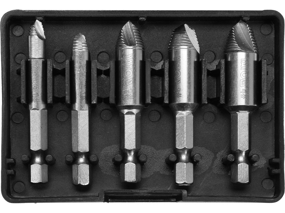 YATO YT-06035 TÖRÖTT CSAVAR KIHAJTÓ KÉSZLET, 5 RÉSZES