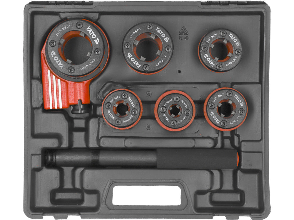 ÁTMÉRŐKÉSZLET YATO YT-2900 RACSNIS KULCSSAL 6 DB