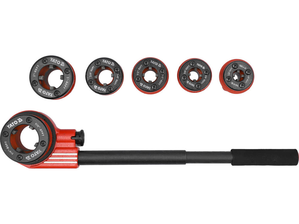 ÁTMÉRŐKÉSZLET YATO YT-2900 RACSNIS KULCSSAL 6 DB