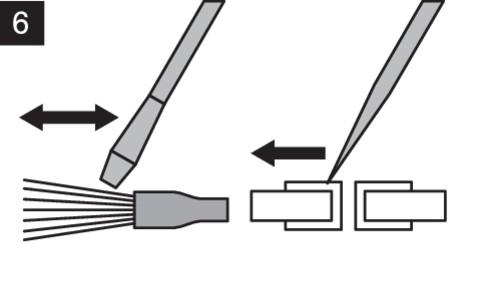 VOREL 79398 FORRASZTÓSZERSZÁM KÉSZLET, 6 DB