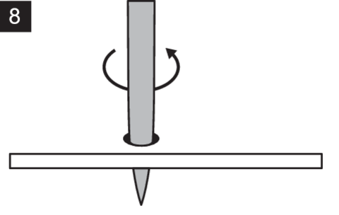 VOREL 79398 FORRASZTÓSZERSZÁM KÉSZLET, 6 DB