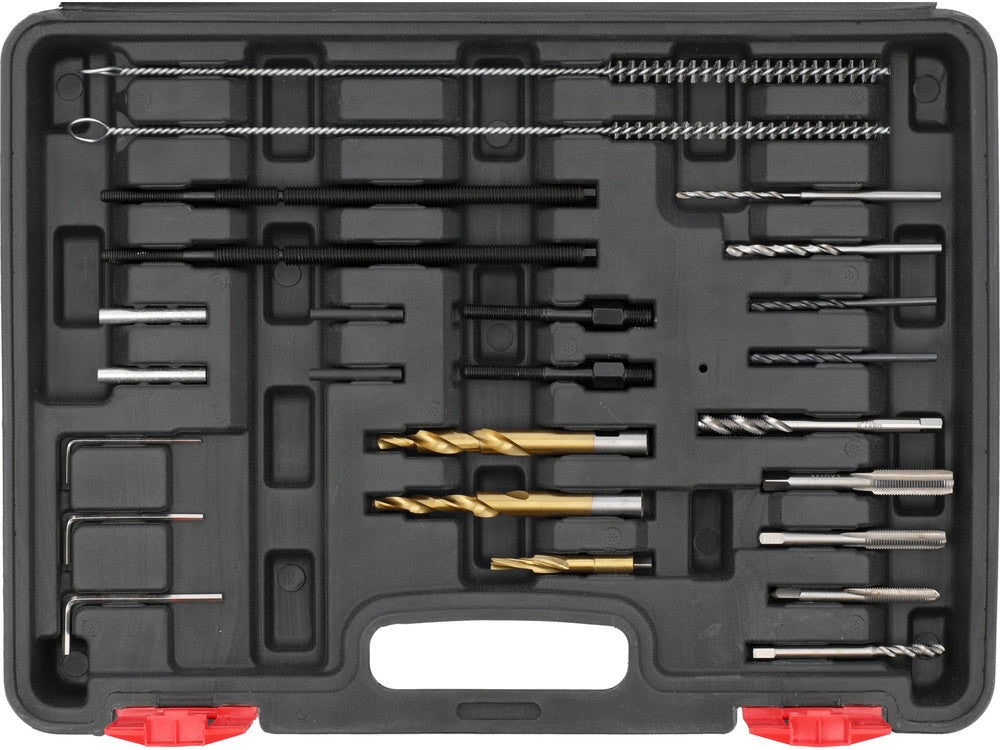 SET PENTRU DEMONTAT YATO YT-05344 SI REPARAT FILETE BUJII, 40 PIESE