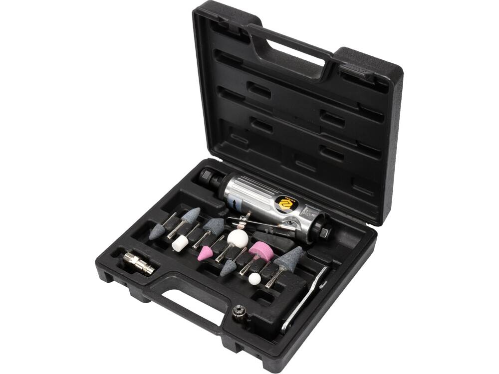 SET POLIZOR BI-AX VOREL 81109 PNEUMATIC 6MM + ACCESORII