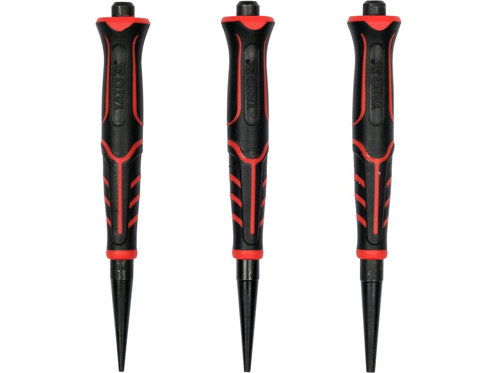 LYUKASZTÓ KÉSZLET YATO YT-47155 FOGANTYÚVAL, 3 DB