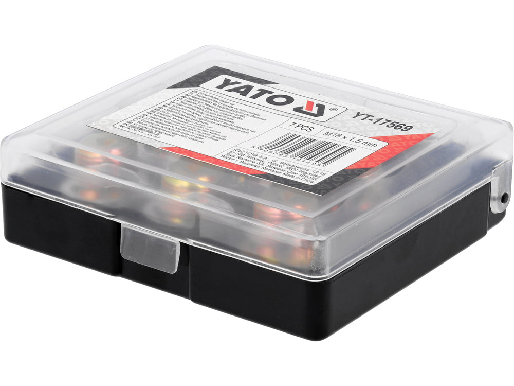 SET REPARAT BUSOANE YATO YT-17569 BAIE DE ULEI M18X1.5MM, 7 PIESE