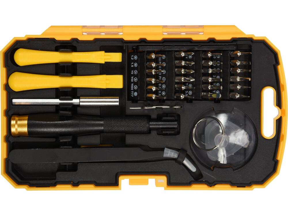 CSAVARHÚZÓ KÉSZLET VOREL 64384 MOBILTELEFON JAVÍTÁSHOZ, 32 DARABOS