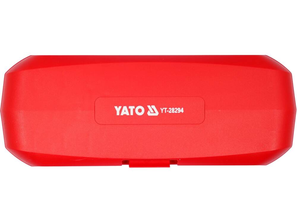 VDE CSAVARHÚZÓ KÉSZLET, YATO YT-28294 5 CSERÉLHETŐ FEJ + 2 ELEKTROMOS PANELKULCS