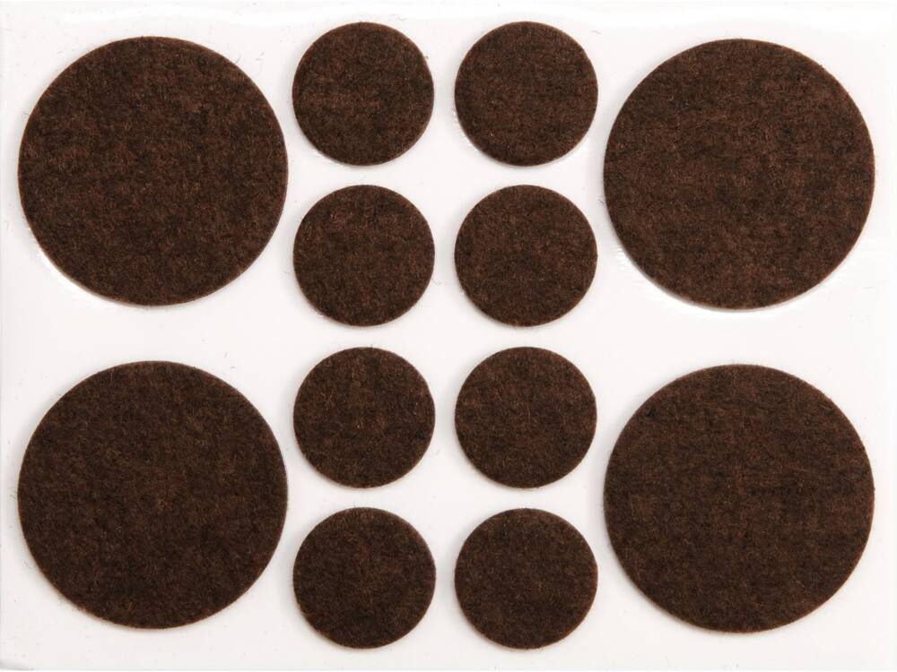 CSÚSZÁSGÁTLÓ TARTÓ VOREL 74858 KETTŐS RAGASZTÓVAL, 20&38MM KEVERÉK, 12 DB