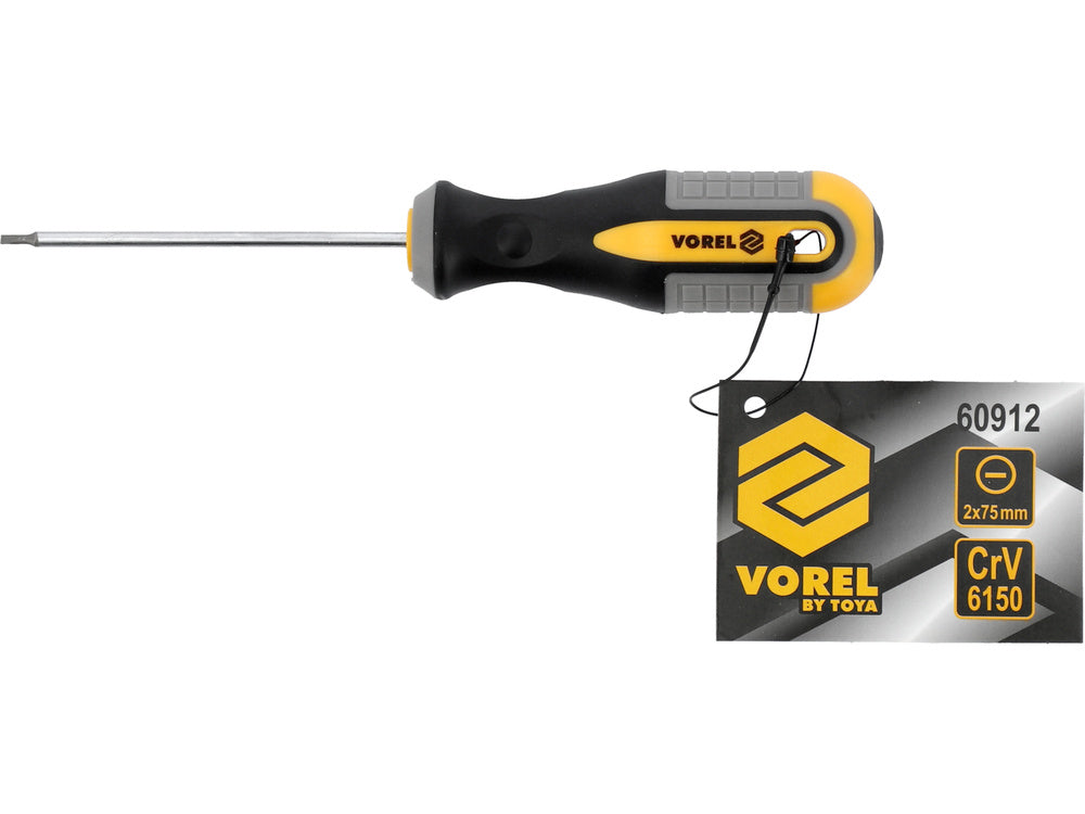 EGYENES CSAVARHÚZÓ 2X75MM VOREL 60912