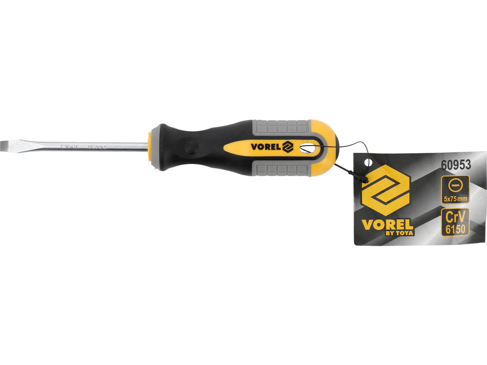 EGYENES CSAVARHÚZÓ 5X75MM VOREL 60953