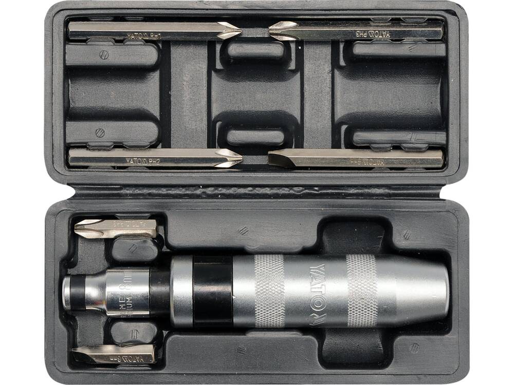 SURUBELNITA METALICA CU YATO YT-2802 PERCUTOR, 7 BUC
